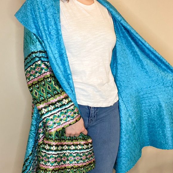Multi Color Cardigan Shawl - Picture 6 of 6